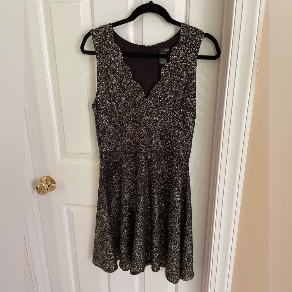 Aqua Black Cocktail Dress